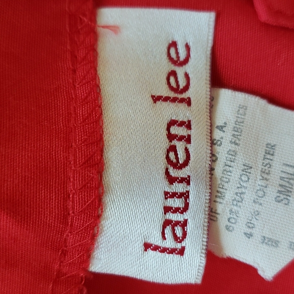 Red Lauren Lee Blouse - Picture 4 of 5